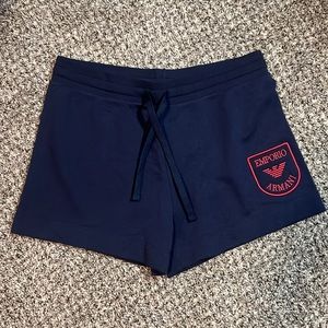 NWT Emporio Armani Navy Shorts